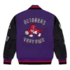 OVO-Mitchell-And-Ness-95-Raptors-Varsity-Jacket-Purple- leather moto 1