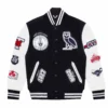 OVO-U-Of-T-Team-Jacket-Navy- leaher moto (2)
