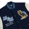 OVO-X-Memphis-Grizzlies-Wool-Leather-Varsity-Jacket-leather moto (1)