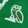 Boston Celtics OVO x Green Wool Varsity Jacket - Image 4