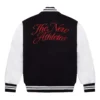 OVO-x-Faze-Clan-Varsity-Jacketn-Black- leather moto 1