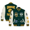 OVO-x-NFL-Green-Bay-Packers-Green-Full-Snap-Varsity-Jacket-leather moto (2)