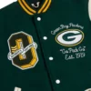 OVO-x-NFL-Green-Bay-Packers-Green-Full-Snap-Varsity-Jacket-leather moto (5)