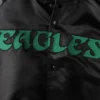 Philadelphia-Eagles-Full-Button-Satin-Black-Varsity-Jacket-LeatherMoto