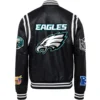 Philadelphia-Eagles-Jeff-Hamilton-Black-Leather-Full-Snap-Varsity-Jacket-LeatherMoto