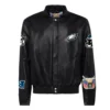 Philadelphia-Eagles-Jeff-Hamilton-Full-Snap-Black-Leather-Jacket-LeatherMoto