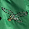 Philadelphia-Eagles-Lead-Off-Starter-Green-Black-Satin-Varsity-Jacket-LeatherMoto