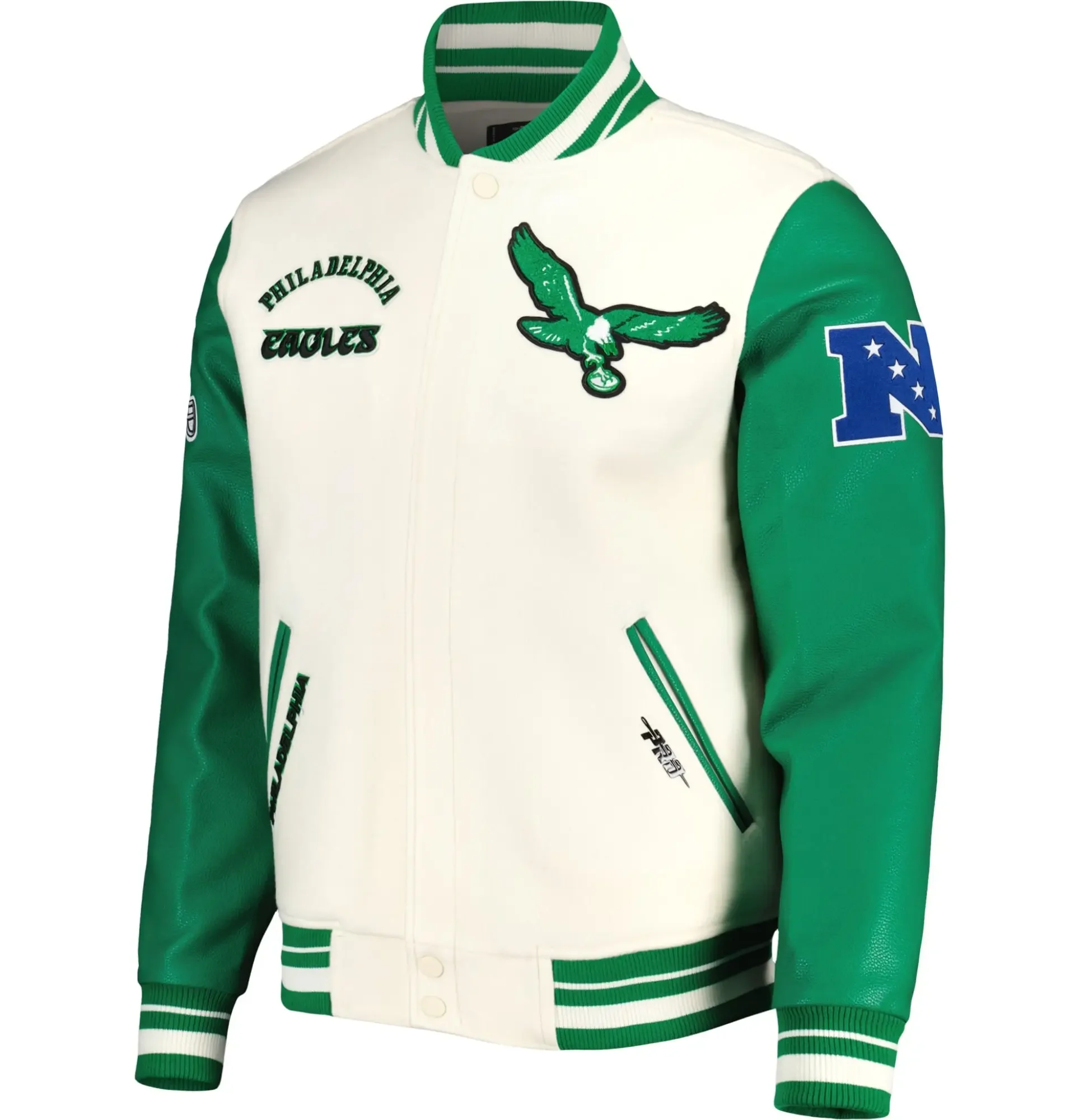 Philadelphia-Eagles-Pro-Standard-Retro-Classic-Wool-Leather-Varsity-Jacket-LeatherMoto