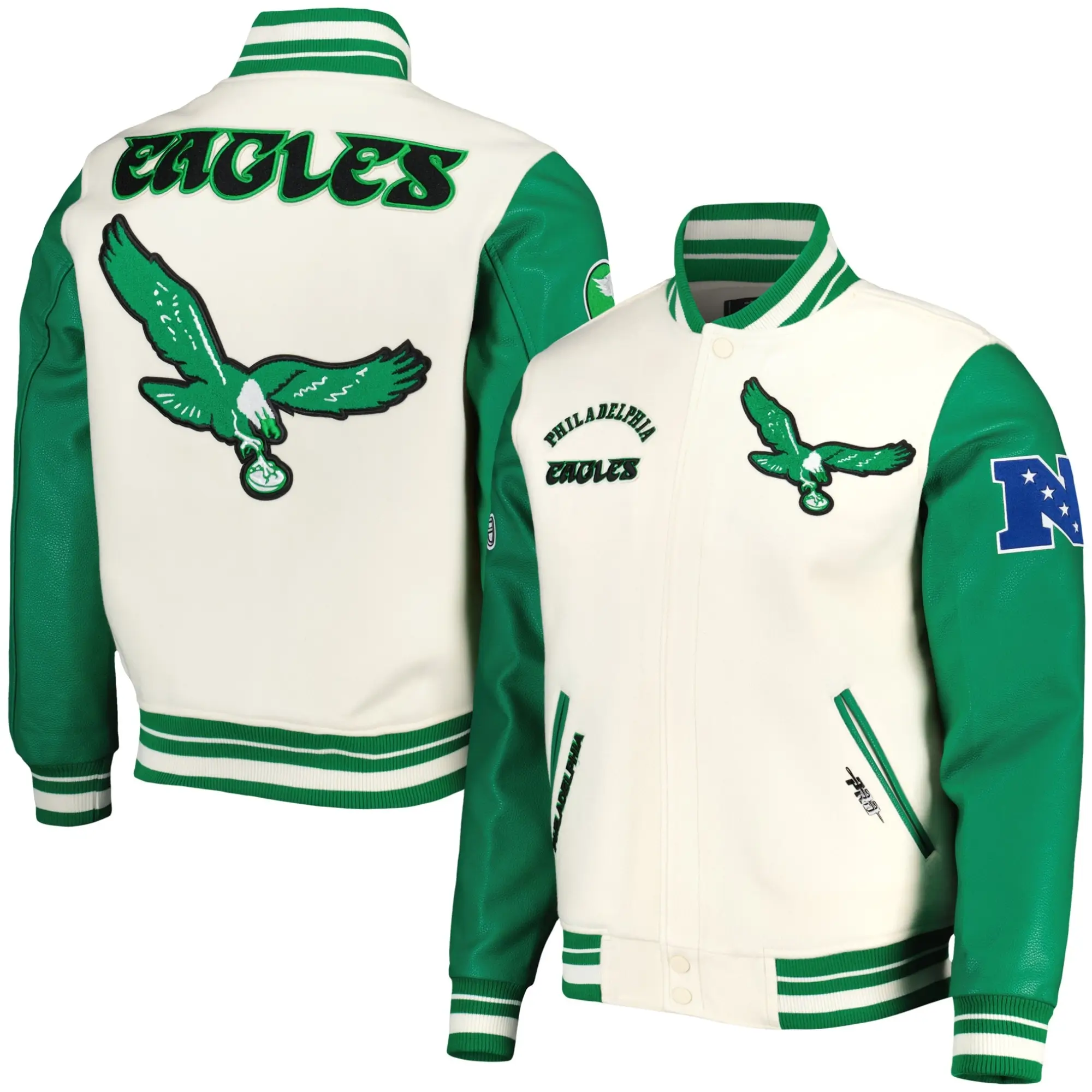 Philadelphia-Eagles-Pro-Standard-Retro-Classic-Wool-Leather-Varsity-Jacket-LeatherMoto
