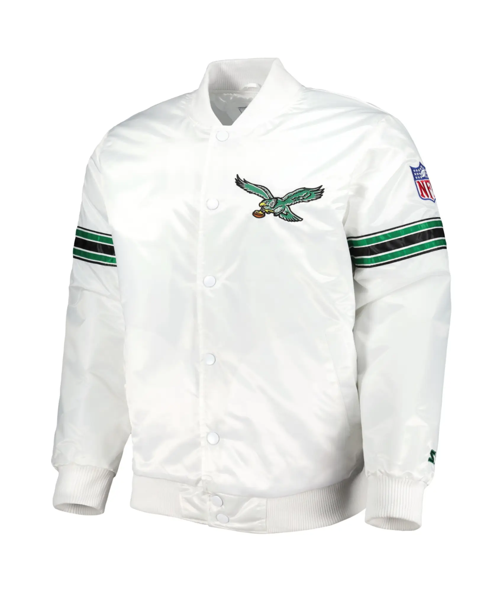Philadelphia-Eagles-Starter-The-Power-Forward-Full-Snap-White-Varsity-Jacket-LeatherMoto