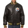 Pittsburgh-Steelers-Brown-Leather-Varsity-Jacket-LeatherMoto