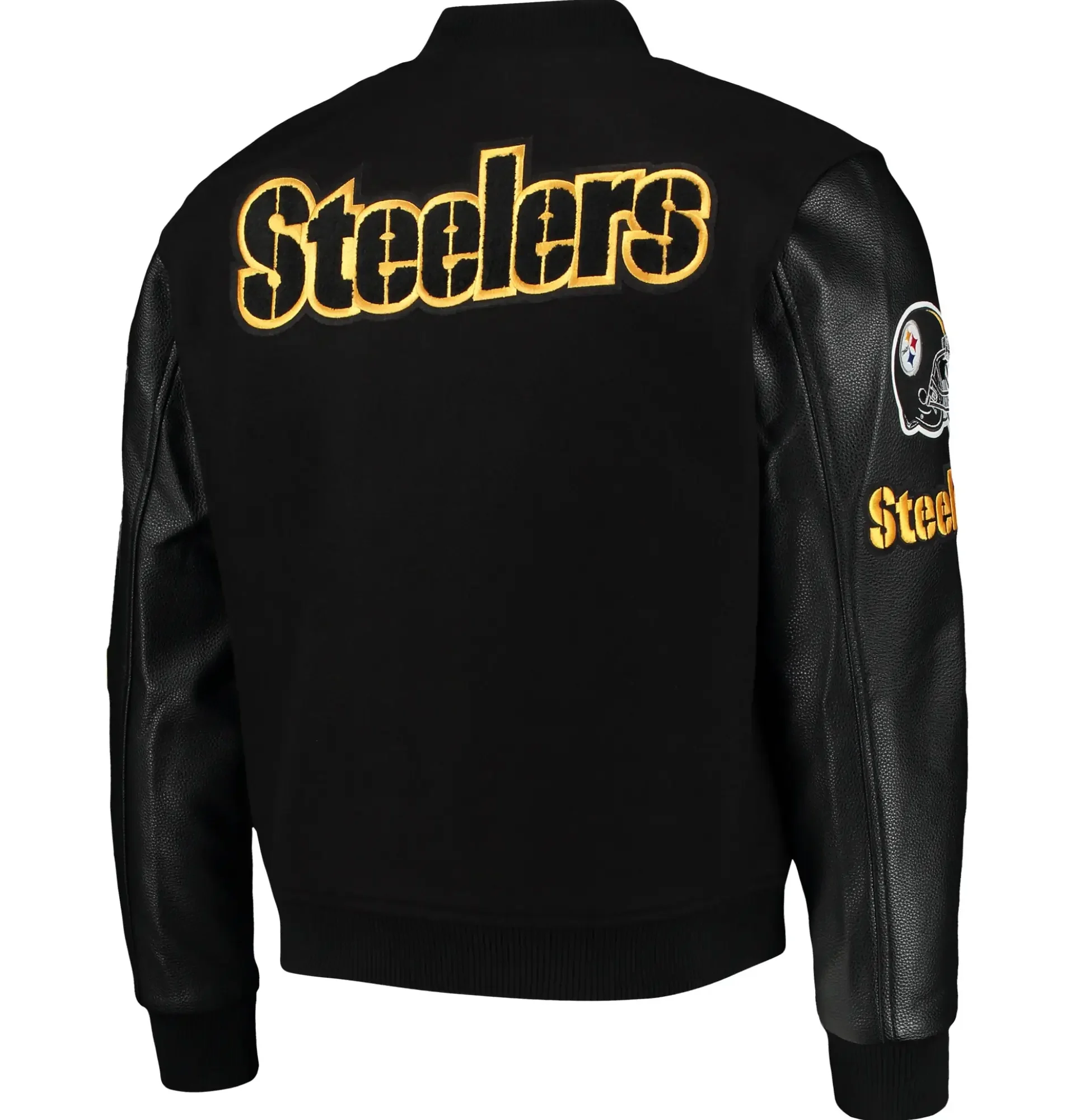 Pittsburgh-Steelers-Classic-Rib-Wool-leather-Varsity-Jacket-LeatherMoto