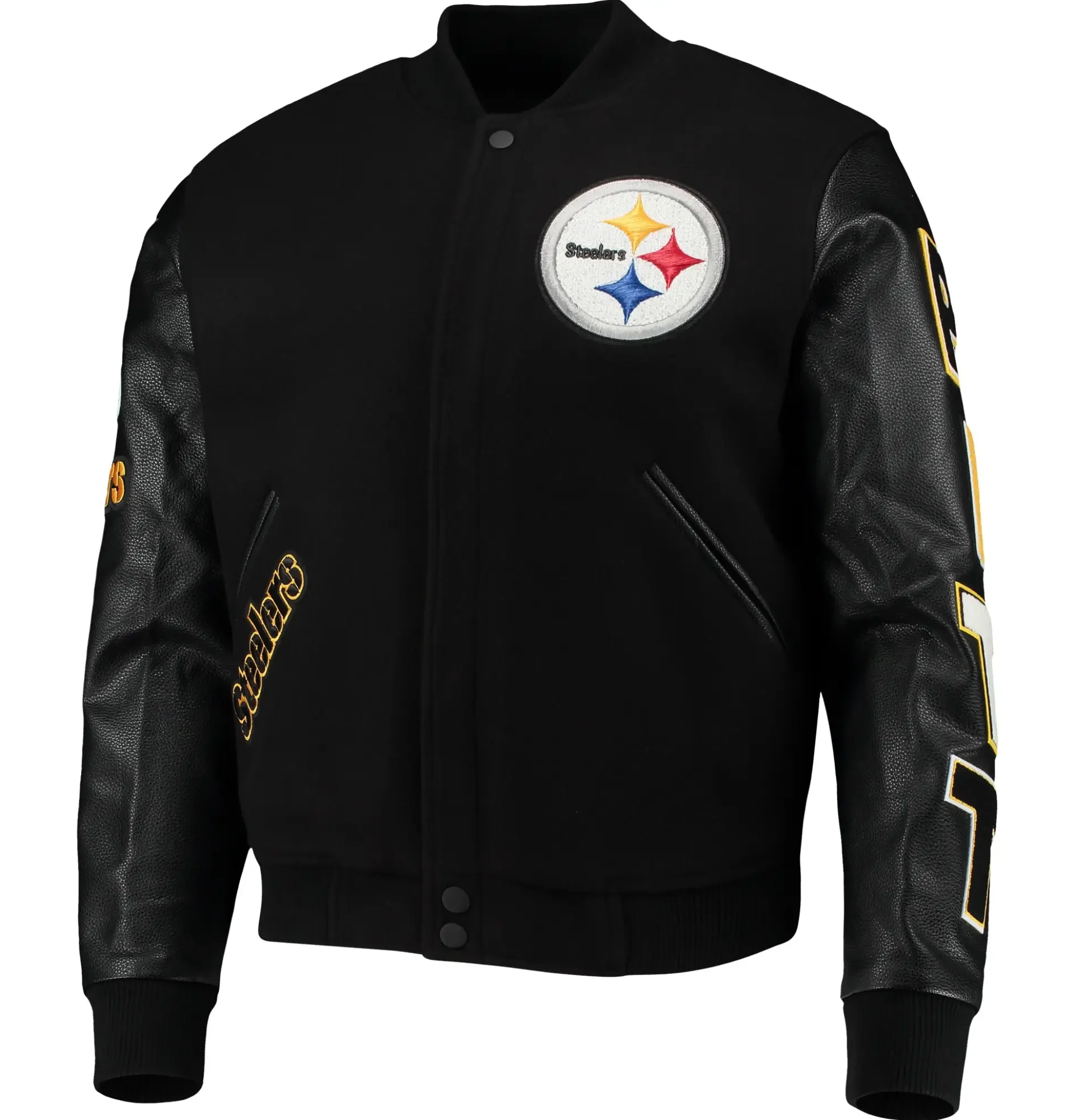 Pittsburgh-Steelers-Classic-Rib-Wool-leather-Varsity-Jacket-LeatherMoto