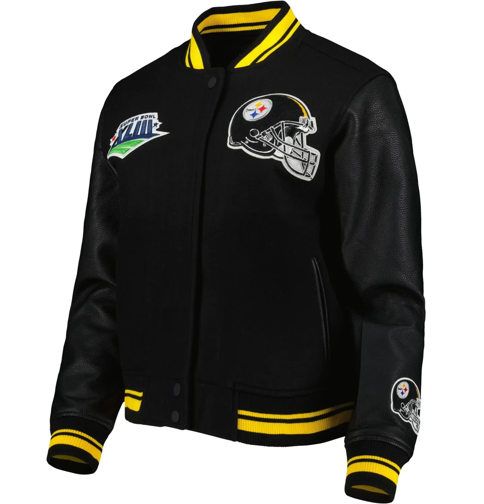 Pittsburgh-Steelers-Football-Team-Players-Wool-Leather-Varsity-Jacket-LeatherMoto