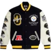 Pittsburgh-Steelers-OVO-Wool-Leather-Varsity-Jacket-leather moto