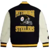 Pittsburgh-Steelers-OVO-Wool-Leather-Varsity-Jacket-leather moto 2