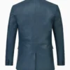 Regal Sapphire Navy Leather Blazer (4)