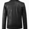 Resolute Rider Classic Black Leather Jacket – Tough Moto Design with Belted Waist (4)
