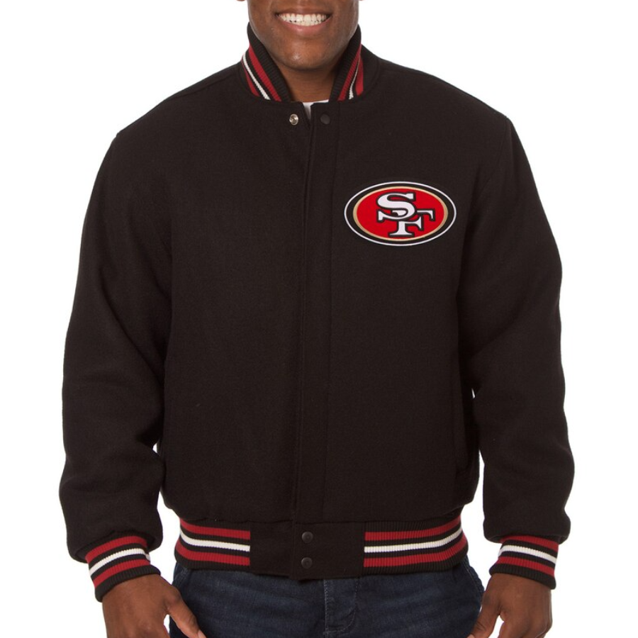 San-Francisco-49ers-Black-Wool-Varsity-Jacket-LeatherMoto