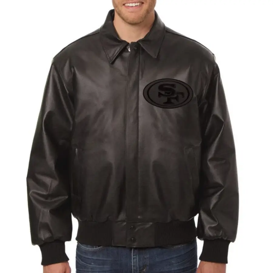 San-Francisco-49ers-Bomber-Varsity-Leather-Jacket-LeatherMoto