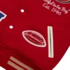 San-Francisco-49ers-OVO-Scarlet-Full-Snap-Varsity-Jacket- leather moto (4)