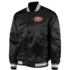 San-Francisco-49ers-Starter-Locker-Room-Full-Snap-Black-Satin-Varsity-Jacket-LeatherMoto