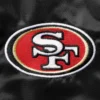 San-Francisco-49ers-Starter-Locker-Room-Full-Snap-Black-Satin-Varsity-Jacket-LeatherMoto