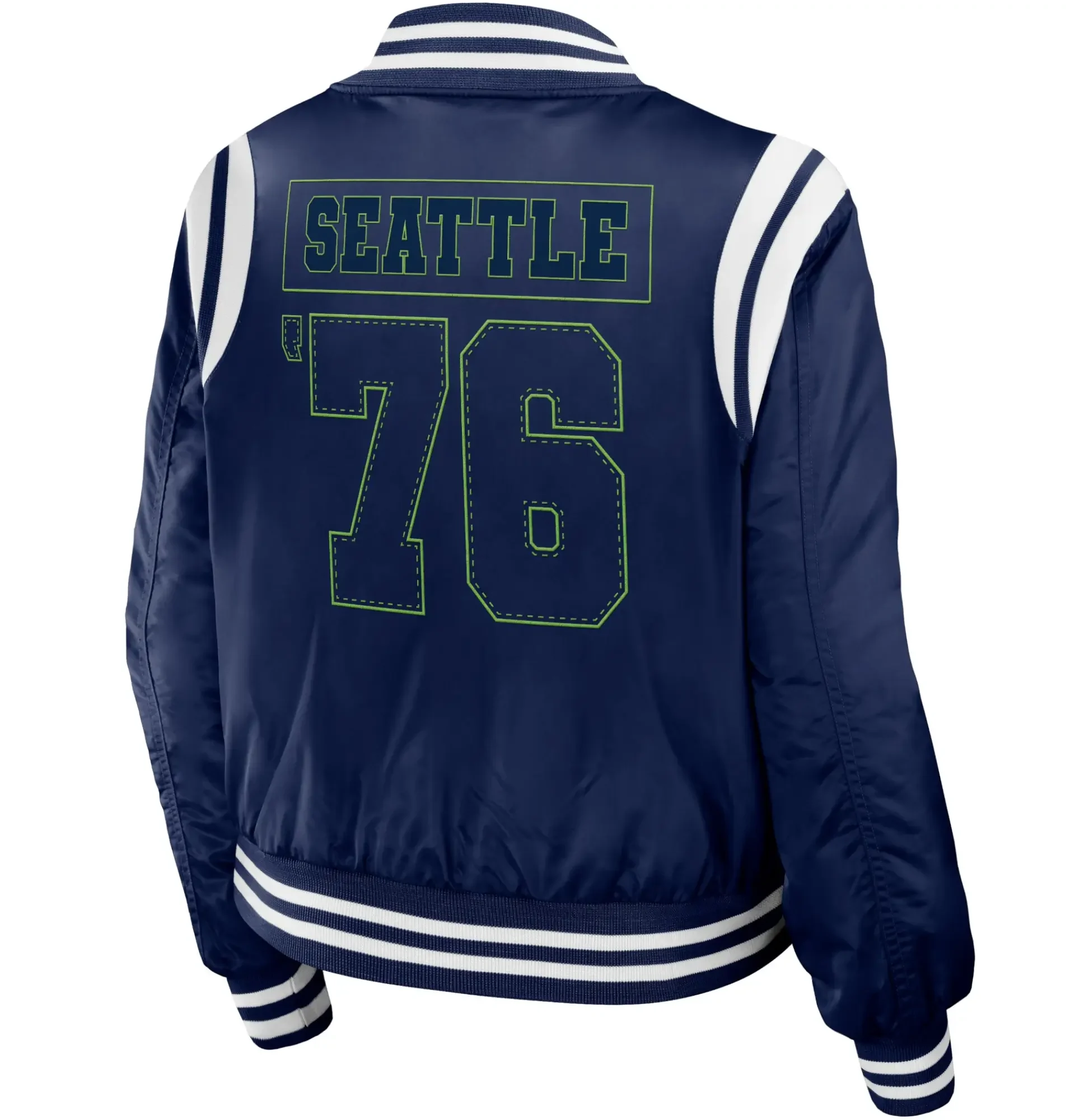 Seattle-Seahawks-Classic-Rib-Satin-Varsity-Zipper-Jacket-LeatherMoto