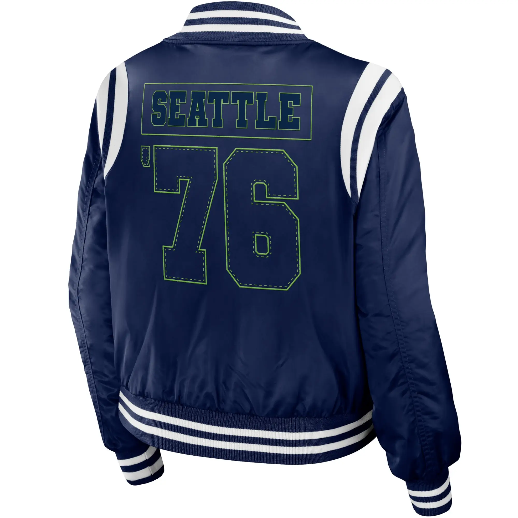 Seattle-Seahawks-Classic-Rib-Satin-Varsity-Zipper-Jacket-LeatherMoto