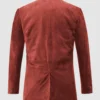 Signature Red Suede Leather Blazer For Men (5)