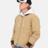 Stussy-8-Ball-Brown-Quilted-Liner-Jacket-LEATHER MOTO