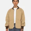 Stussy-8-Ball-Brown-Quilted-Liner-Jacket-LEATHER MOTO