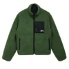 Stussy-8-Ball-Sherpa-Reversible-Jacket-Green LETHER MOTO (3)