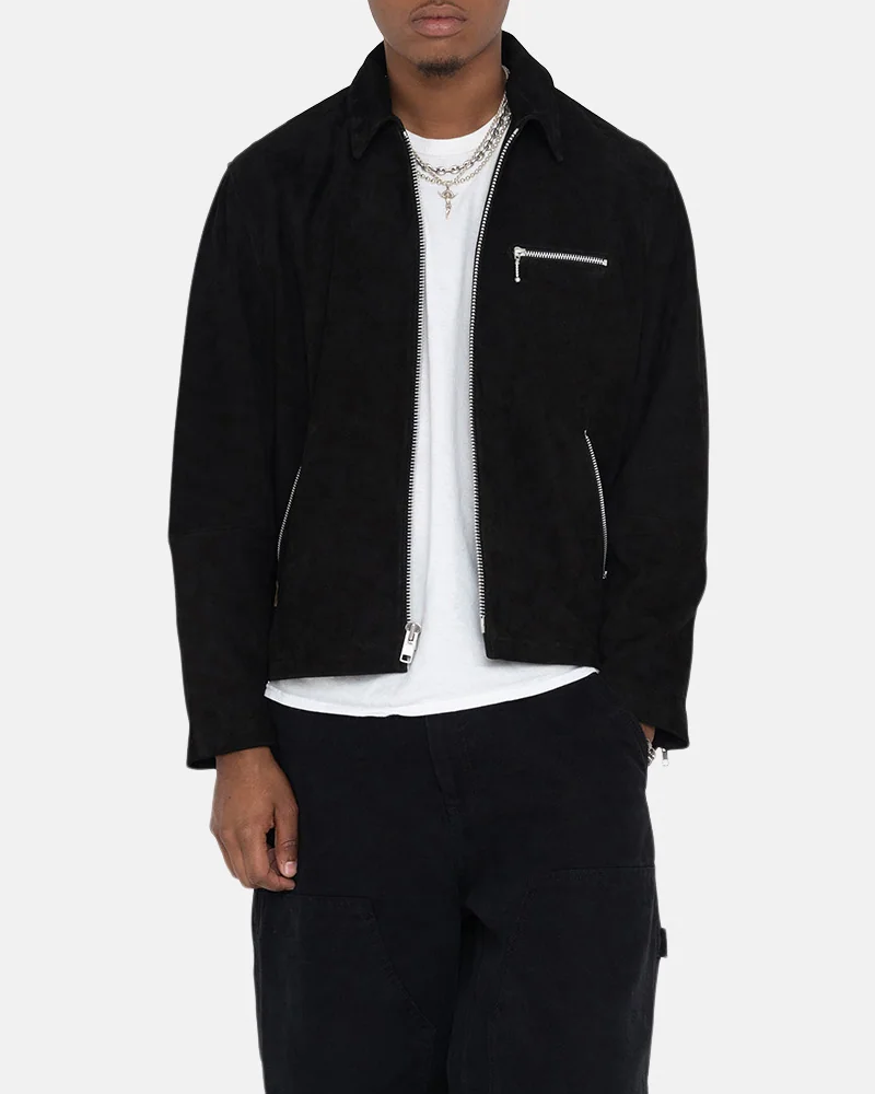 Stussy-8-Ball-Suede-Leather-Jacket-leather moto