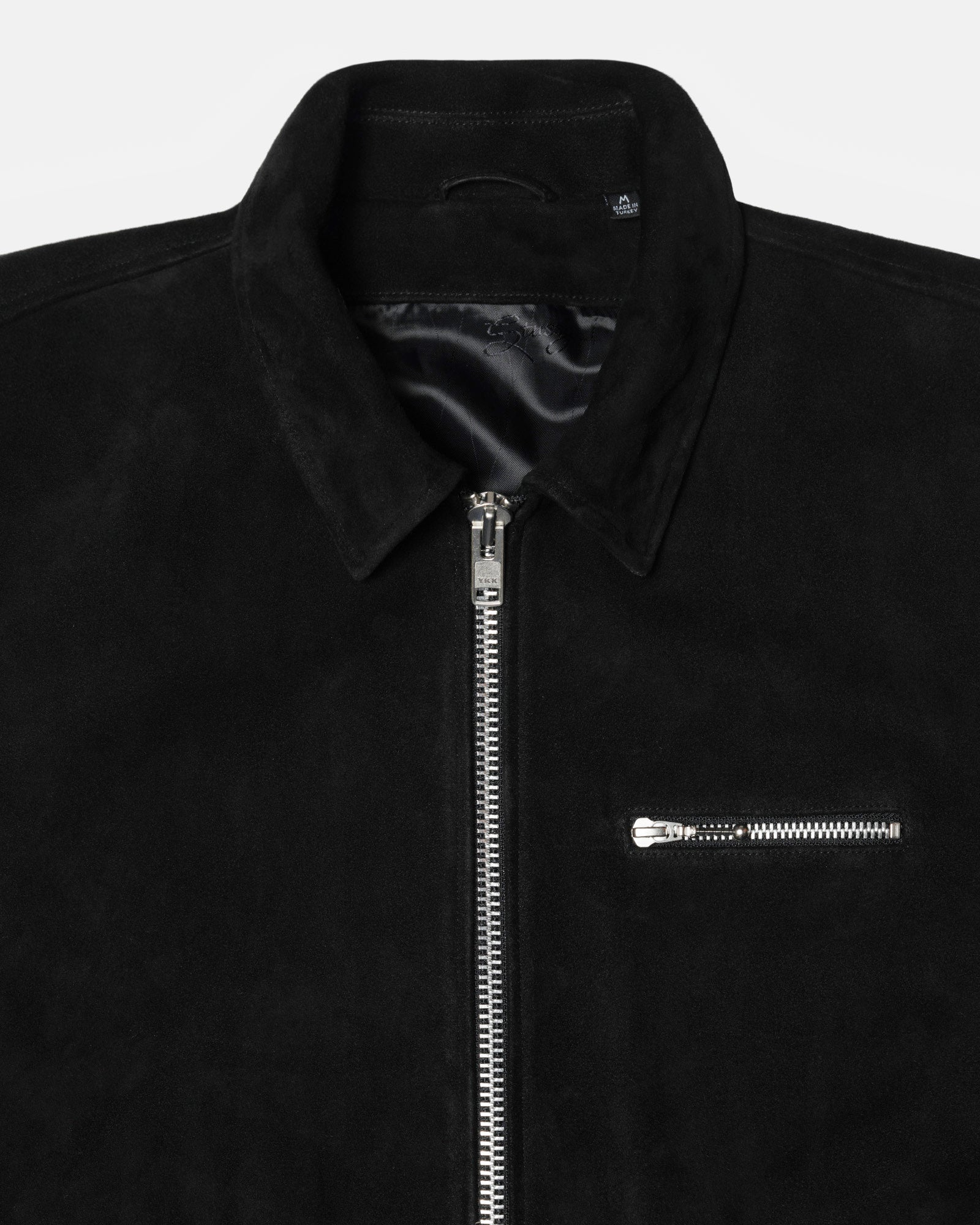 Stussy-8-Ball-Suede-Leather-Jacket-leather moto
