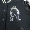 Stussy-x-Kostas-Seremetis-Black-Wool-Leather-Varsity-Jacket-leather moto