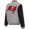 Tampa-Bay-Buccaneers-Classic-Rib-Wool-Varsity-Jacket-Gray-Black-LeatherMoto