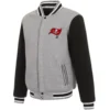 Tampa-Bay-Buccaneers-Classic-Rib-Wool-Varsity-Jacket-Gray-Black-LeatherMoto