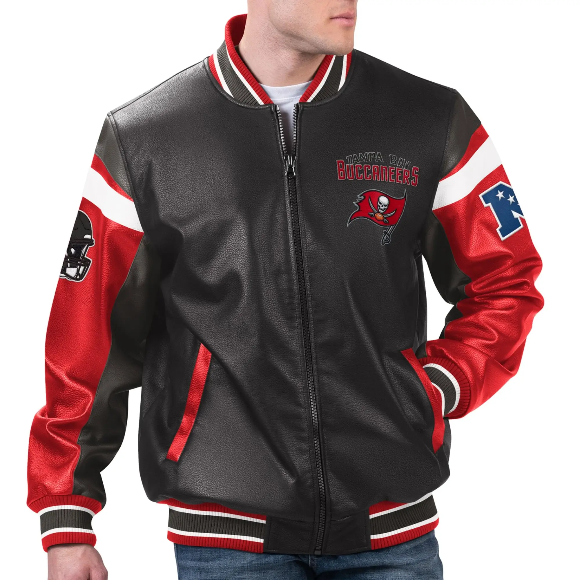 Tampa-Bay-Buccaneers-G-III-Sports-by-Carl-Banks-Leather-Varsity-Jacket-LeatherMoto