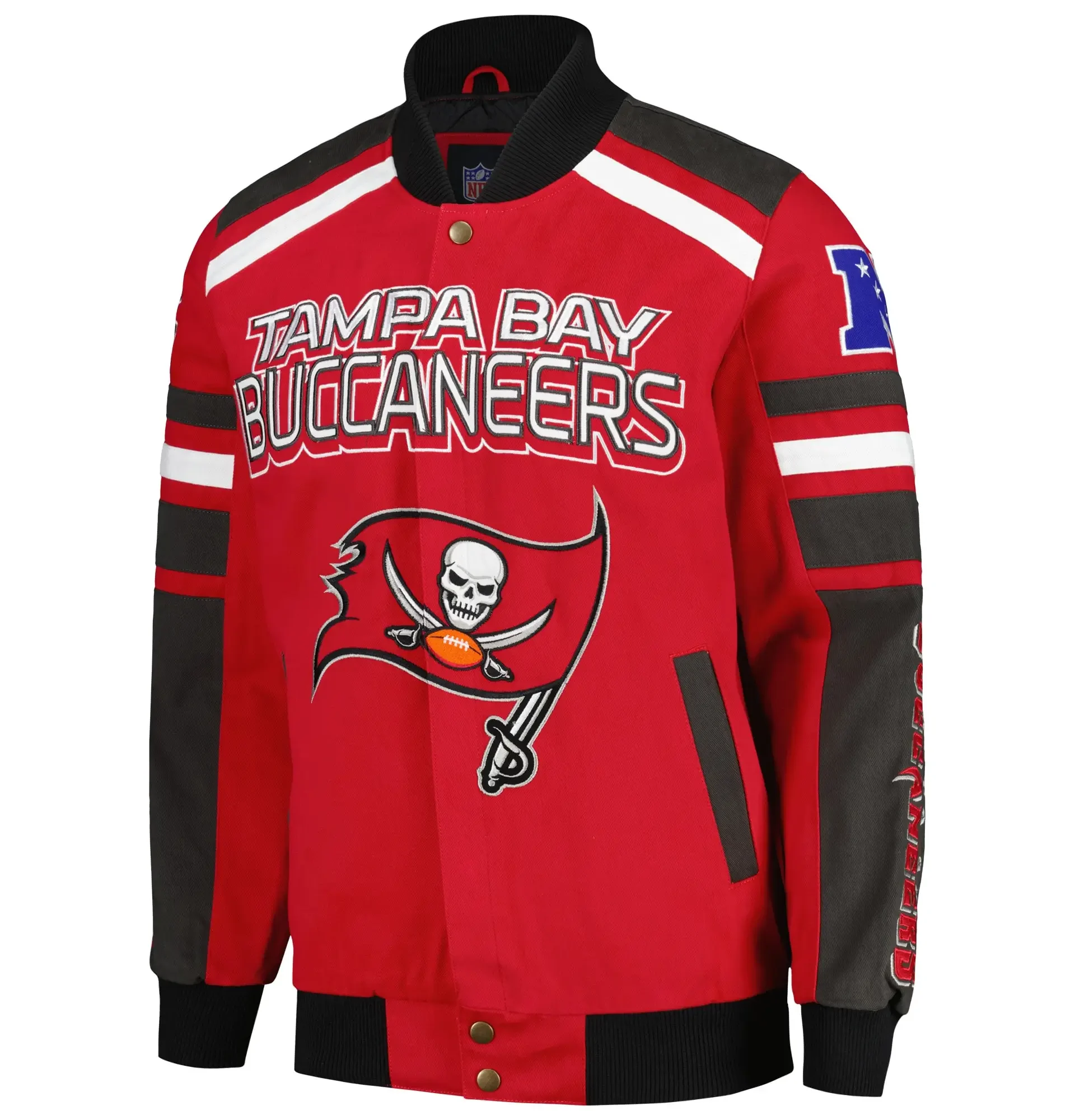 Tampa-Bay-Buccaneers-G-III-Sports-by-Carl-Banks-Red-Power-Racing-Satin-Varsity-Jacket-LeatherMoto