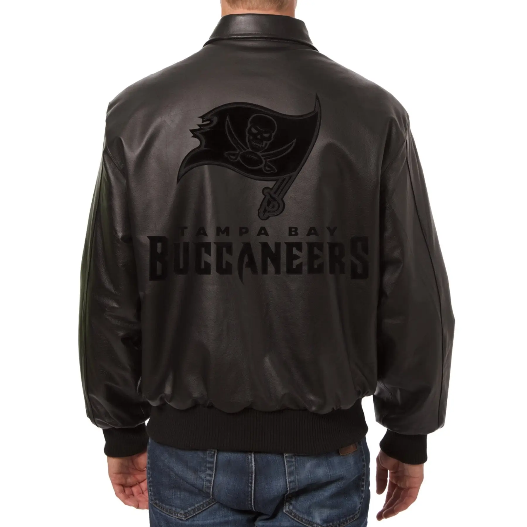 Tampa-Bay-Buccaneers-Shirt-Style-Leather-Black-Varsity-Jacket-LeatherMoto