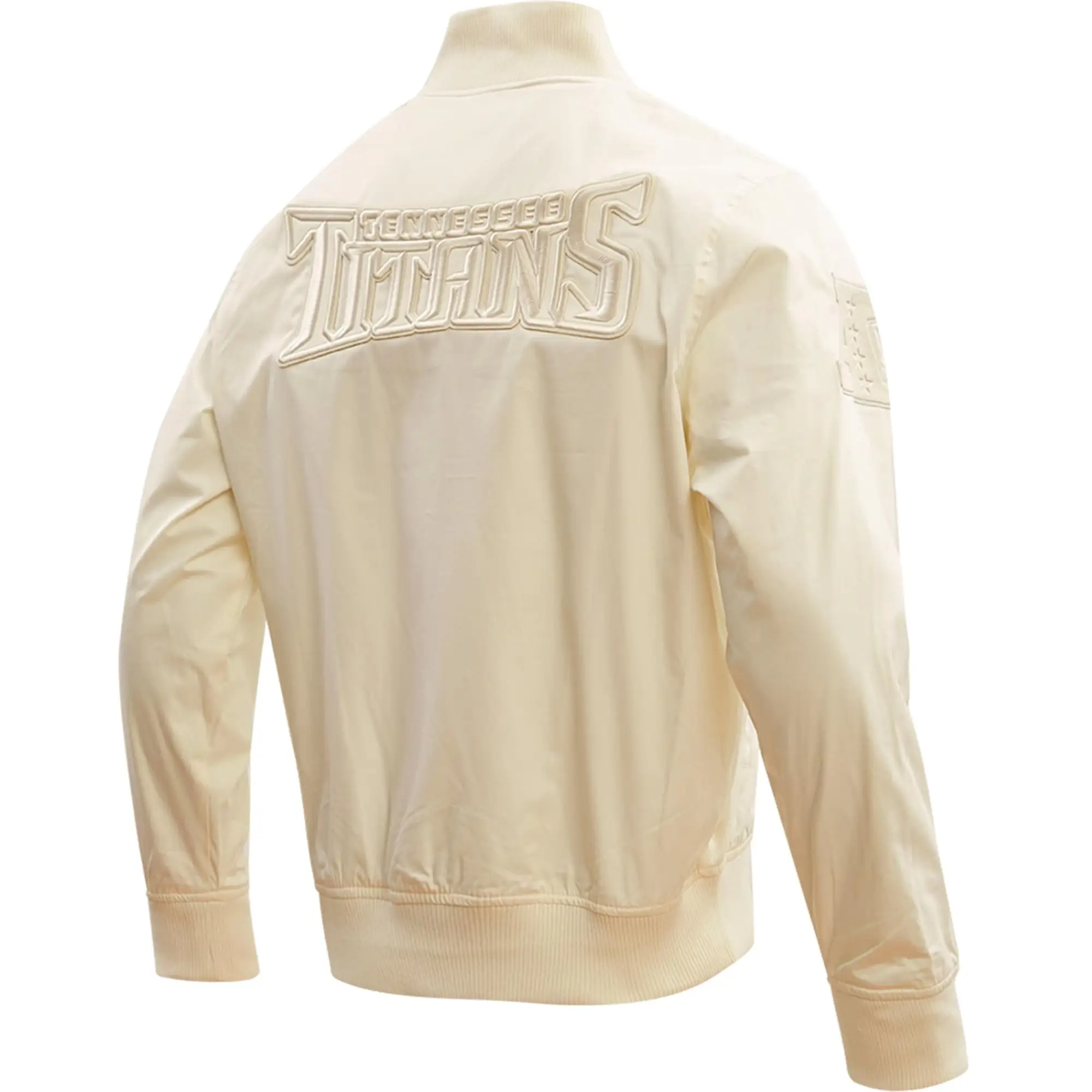 Tennessee-Titans-Pro-Standard-Neutral-Full-Zip-Satin-Varsity-Jacket-LeatherMoto