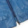 The Azure Dream Leather Hooded Moto Jacket (3)