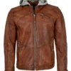 Vibrant Heritage Hooded Motorcycle Leather Jacket (1)