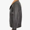Vintage Timber B-3 Brown Leather Shearling Bomber Jacket (3)