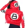 Womens-Red-8-Ball-Bomber-Leather-Jacket-Back