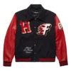 World-Champs-Homme-Femme-Letterman-Black-Red-Varsity-Jacket- leather moto (1)