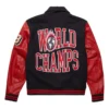 World-Champs-Homme-Femme-Letterman-Black-Red-Varsity-Jacket- leather moto (4)
