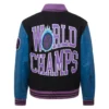 World-Champs-Homme-Femme-Letterman-Multi-Colored-Varsity-Jacket-lather moto (6)