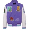 World-Champs-Homme-Femme-Letterman-Purple-White-Varsity-Jacket- leather moto (1)